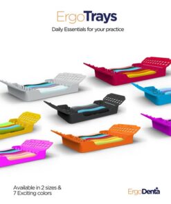 Ergodenta ErgoTray 8 θέσεων – autoclavable θήκη εργαλείων σε 7 χρώματα