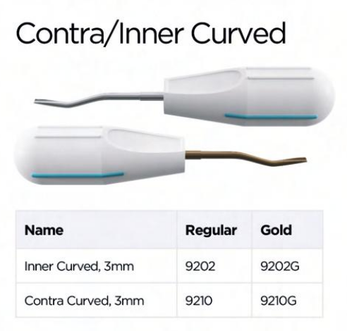 Ergolite Μοχλός Inner/Contra Curved ErgoDenta